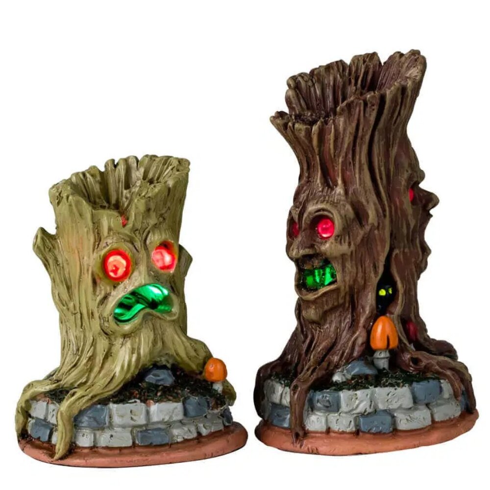 SpookyTown Lemax Spooky Tree Trunks